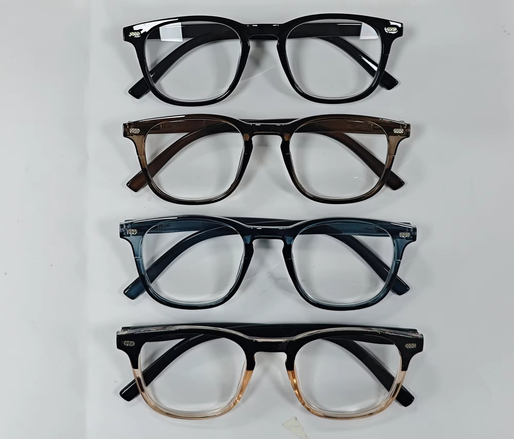 TWOOO Lesebrille, quadratisch, Vollrand, Kunststoff, Unisex - Bild 2