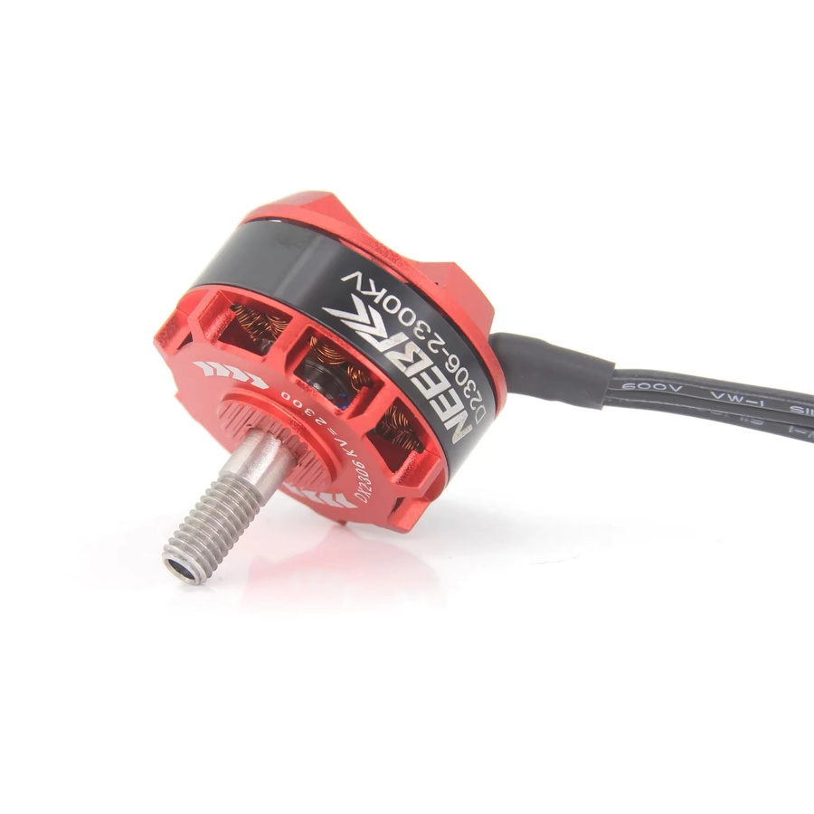 NEEBRC 4er Set Bürstenlose Motoren CW/CCW 2306 2300KV 2700KV für QAV250 Eachine Wizard X220 280 RC Drohnen und Multicopter in Rot - Bild 2