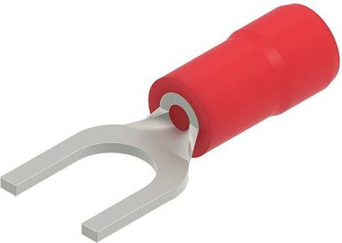 Molex Gabelkabelschuh 191390015 in Rot mit Loch-Ø 5mm - Bild 1