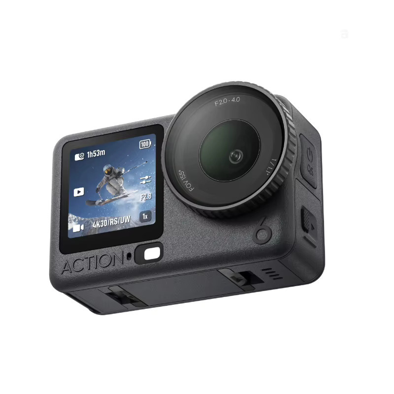 DJI Osmo Action 6 Action-Kamera in Schwarz mit 1/1,1-Zoll-Quadratsensor und variabler Blende für 4K-Aufnahmen - Bild 5