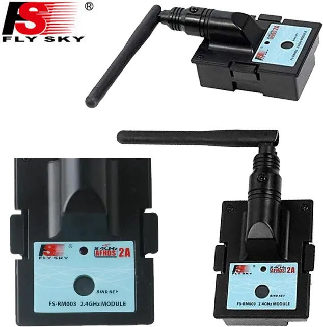 Flysky FS-RM003 2.4G AFHDS 2A Sender-RF-Modul in Schwarz für FS-TH9X NV14 PL18 Fernbedienungen und IA10B X6B X14S IA6 IA6B Empfänger - Bild 1