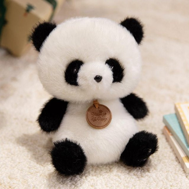 Kidsly Duft Tischbegleiter Plüschtier, Plüschpuppe, Schwarz, 16cm - Bild 1