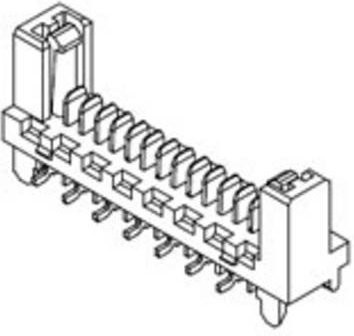Molex Einbau-Stiftleiste Standard 908160024 in Schwarz aus Kunststoff - Bild 1