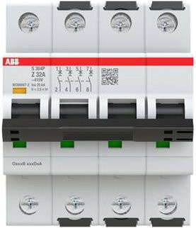 ABB S304P-Z32 Leitungsschutzschalter 32A 415V 2CDS384001R0538 Weiß - Bild 1