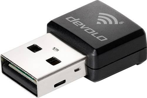 Devolo WiFi 6 Stick nano WLAN-Adapter USB-A Dual-Band Schwarz - Bild 1