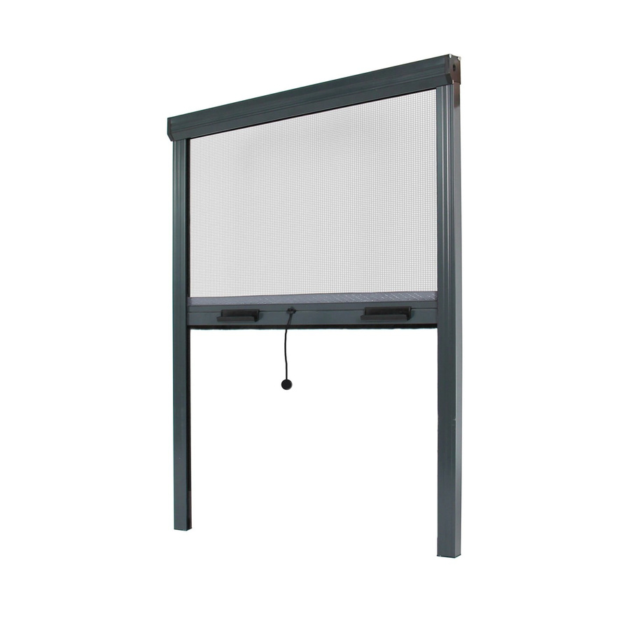 Avosdim Insektenschutzrollo aus Aluminium in Anthrazit, Breite: 100 cm, Höhe: 160 cm - Bild 2
