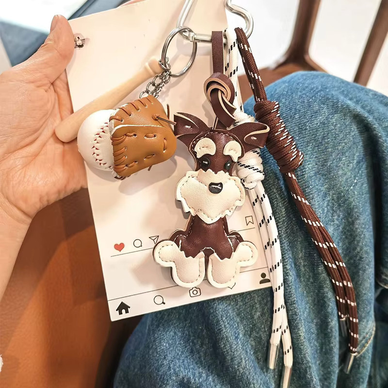 Yogodlns Handtaschenanhänger, Schnauzer-Miu-Stil, Kletterseil - Bild 1
