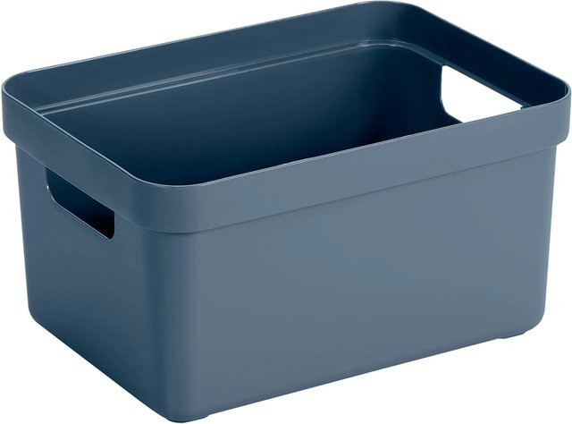 Sunware Aufbewahrungsbox Sigma Home 5 in Dunkelblau, stapelbar mit Griffen - Bild 1