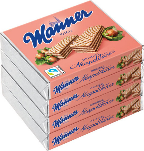 Manner Schnitten Original Neapolitaner 4 x 75 g - Bild 1