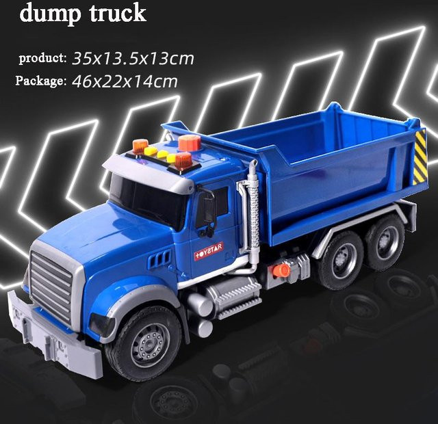 Übergroßer Muldenkipper, LKW Modell, blau, ab 4 Jahren - Bild 1