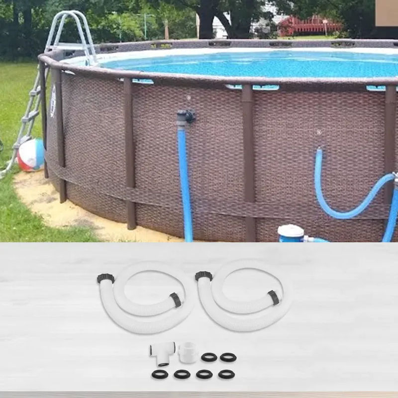 Intex Poolfilter-Pumpenschlauch-Adapter Set für oberirdische Schwimmbäder in Weiß - Bild 3