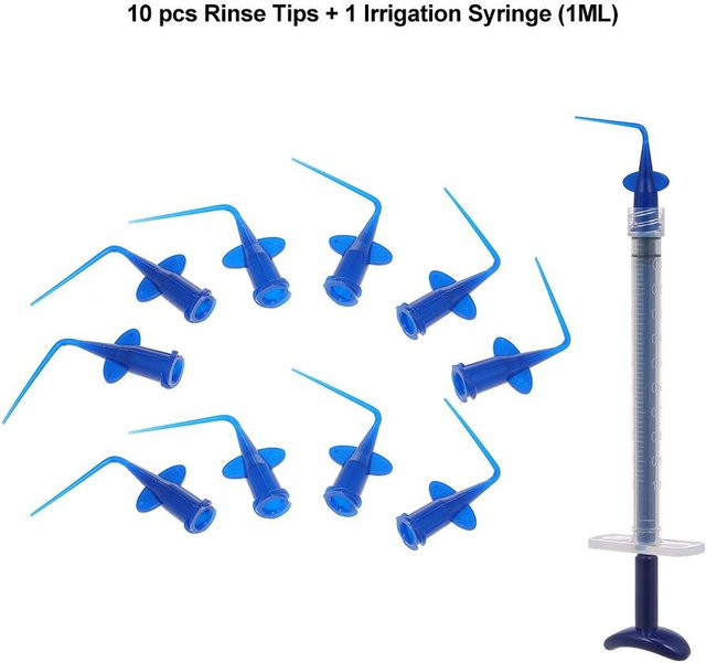Xceldent Zahnspülspritze mit 10 Spülspitzen, Zahnaufhellung - Bild 1