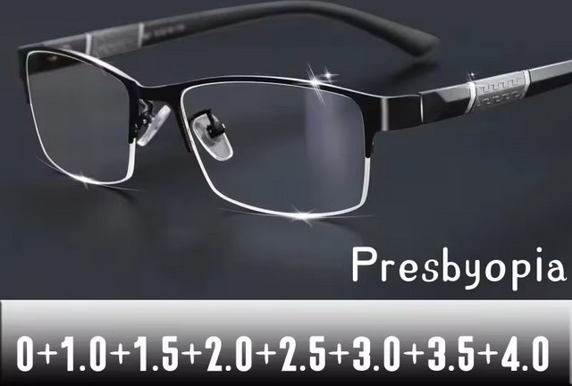 KLASSNUM Lesebrille Halbrahmen, Metall, rectangular, Unisex, black - Bild 1