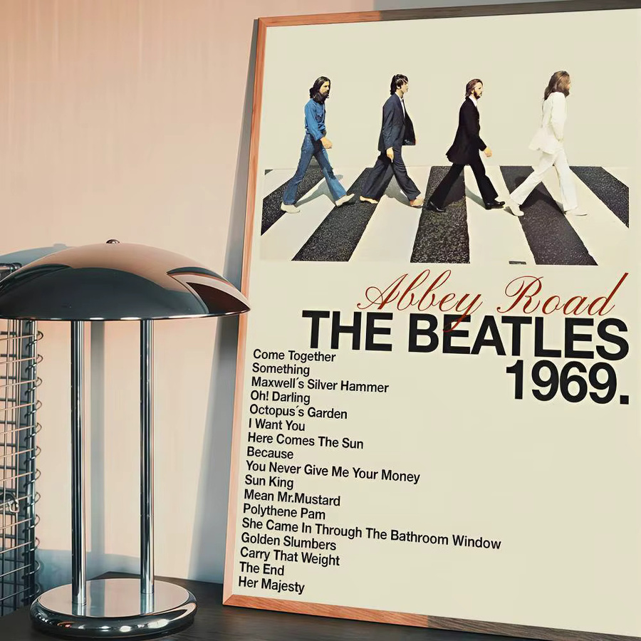 T-The-B-Beatles Rock Band DIY Sticky Poster Wasserdichte Papier Aufkleber für Wandgestaltung in Kaffeehaus und Bar - Bild 6