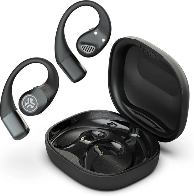 JLab Epic Open Sport True Wireless Bluetooth In-Ear Kopfhörer schwarz - Bild 1