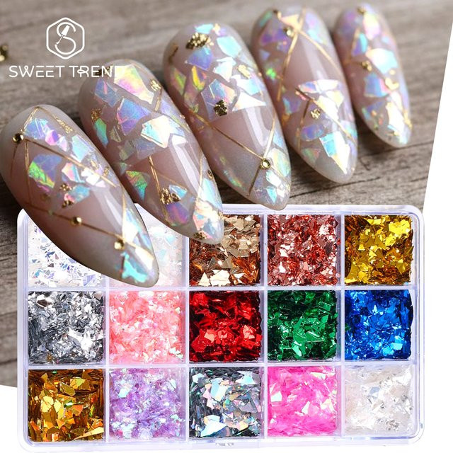 SWEET TREND Nagelglitzerflocken, schimmernd - Bild 1