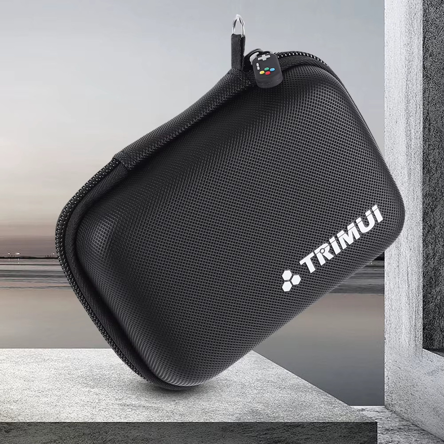 Trimui Hartschalen-Tragetasche in Schwarz für Trimui Brick mit Netztasche und stoßfestem Design für Spielzubehör - Bild 3