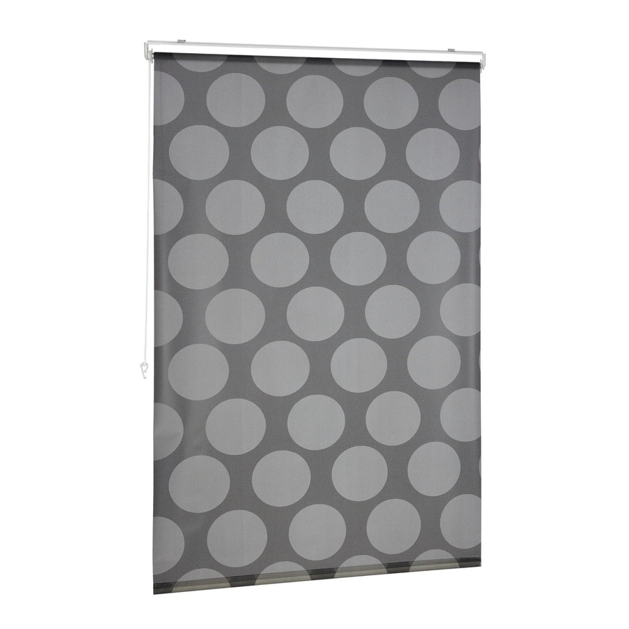 Relaxdays Duschrollo aus Kunststoff und Aluminium in Grau, wasserabweisend, B: 100 cm x H: 240 cm - Bild 2