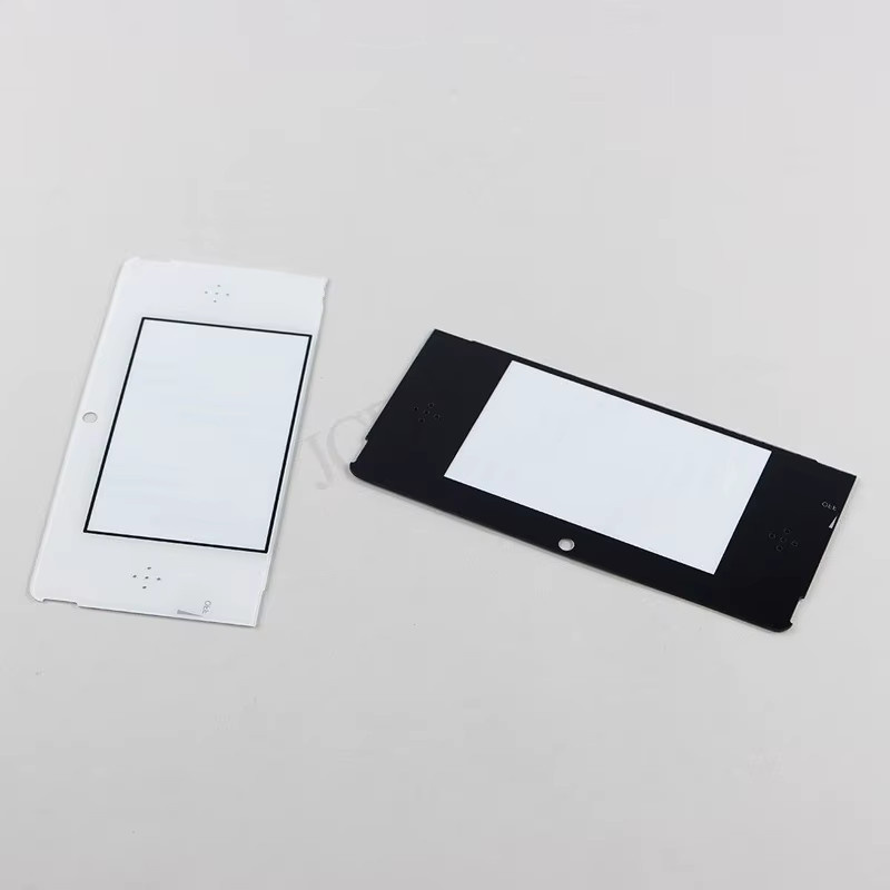 JCD Ersatz-LCD-Abdeckung für Retro-Handheld-Spielkonsole mit Kunststofflinse und starkem Klebstoff in Schwarz - Bild 2