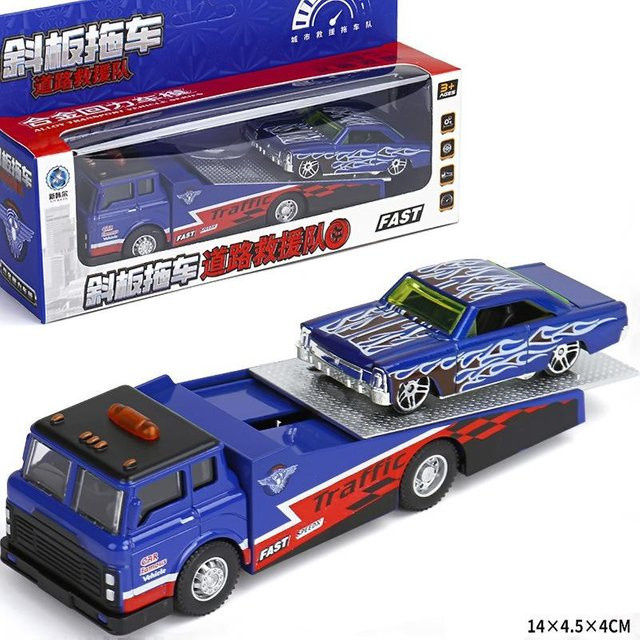Linyi toy car Scania Container-LKW, Miniaturmodell, 1:64, Metall, mit Rückziehmotor - Bild 1