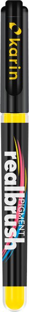 Karin Realbrush Pigment Marker Canary 102U Gelb für Profis - Bild 1