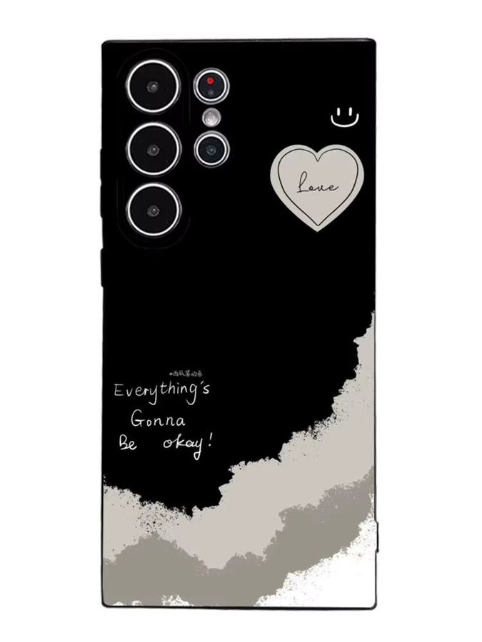 Samsung Handyhülle Frosted Soft Cover in Schwarz-Weiß für Galaxy S25 S24 S23 S22 S21 S20 Ultra Plus - Bild 7