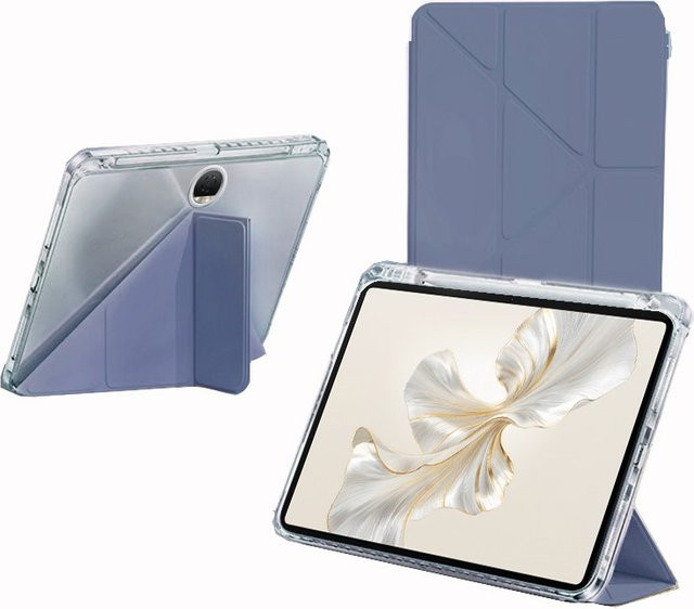 Smart Case für Huawei Honor Pad 9 12,1 Zoll, magnetische Trifold-Fliptasche mit Standfunktion und Auto-Sleep-Funktion in Blau - Bild 1