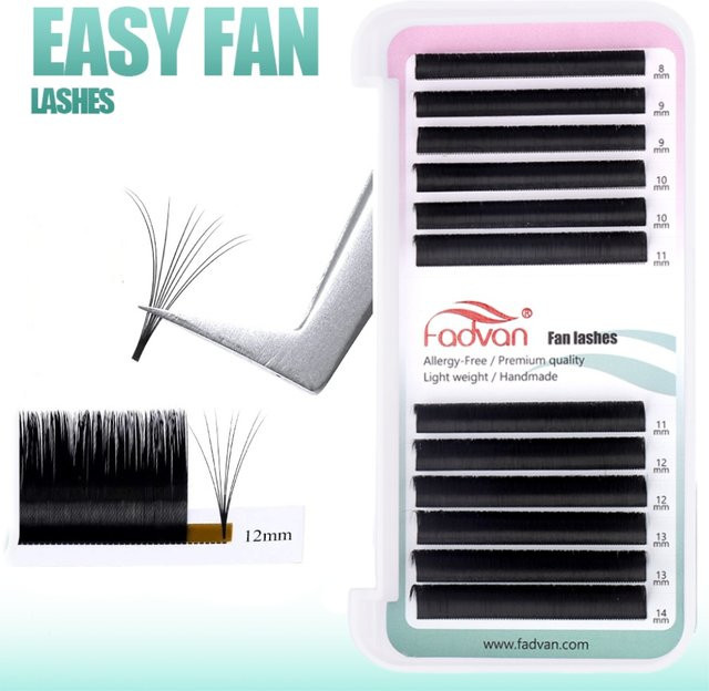 Fadvan Easy Fanning Flower Wimpernverlängerung, Black, Natürlich - Bild 1
