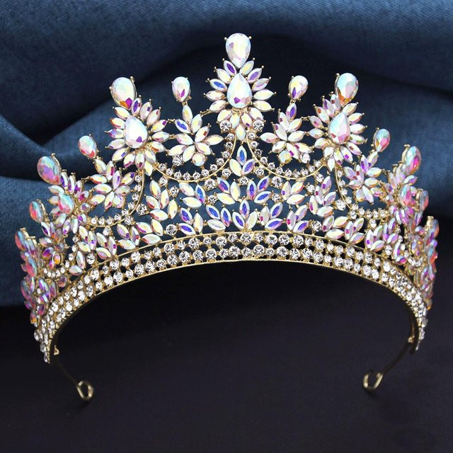 YIRAN Jewelry Tiara, Kristall, Weiß, Damen - Bild 1