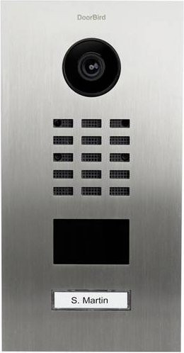 DoorBird D2101V IP-Video-Türsprechanlage LAN Außeneinheit aus Edelstahl V2A in Silber (gebürstet) - Bild 1