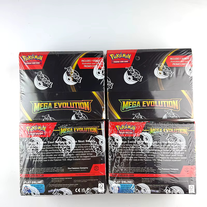 Pokémon Mega Evolution Black Bolt Scarlet Violet Booster Battle Transaction Card, Englisch - Bild 2