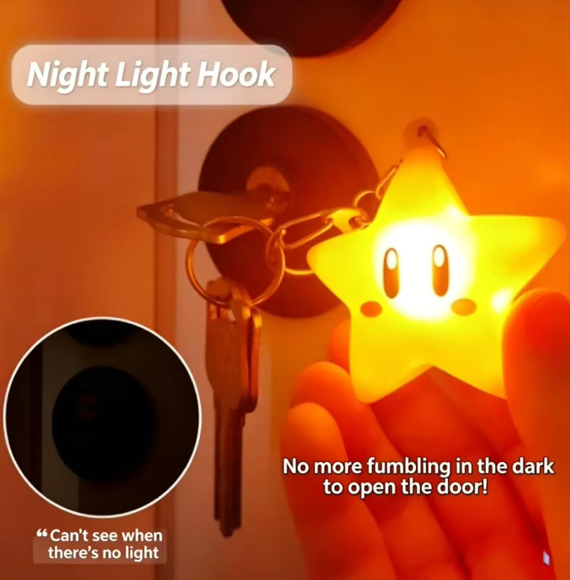 Bandai Super Mario Stern-Mond-Schlüsselanhänger, Weltraum, Zubehör - Bild 2