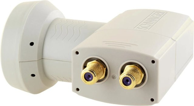 Schwaiger Sun Protect Digitales Twin LNB Hellgrau - Bild 1