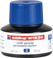 edding Nachfülltinte Marker MTK25 in Blau oder Schwarz, 25 ml - Bild 1