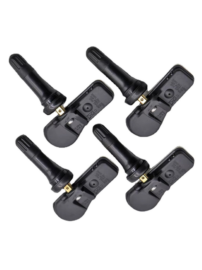 GANGLE Reifendruck Kontrollsystem 4er-Set 433MHz Schwarz für Dacia Duster Dokker Mercedes Citan Opel Vivaro B Renault Captur 407001628r - Bild 2