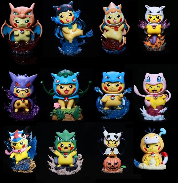 Bandai Pokémon Mega Evolution Series Charizard Blastoise Bulbasaur Gengar, Sammlermodellspielzeug - Bild 1