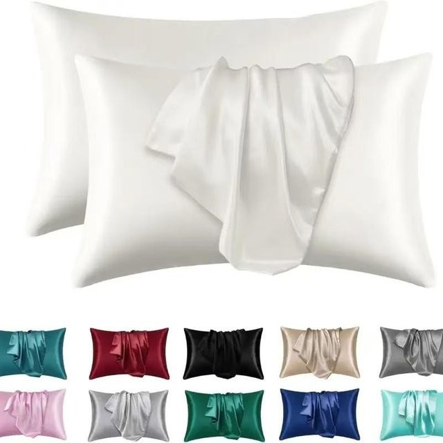 JMG Clothing Kissenbezug aus Satin in Weiß, B/H: 51 x 66 cm - Bild 1