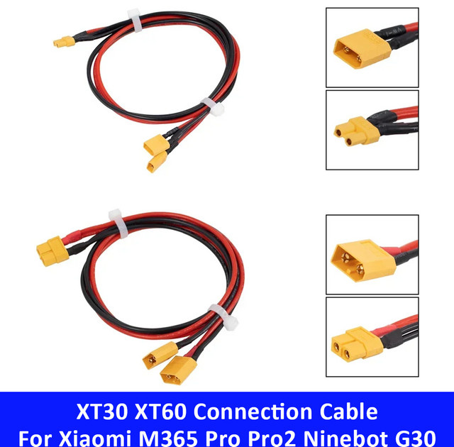 Xiaomi XT30 XT60 Externes Batterie-Steuerungsanschlusskabel für M365 Pro Pro2 1S Mi3 Ninebot Max G30 Roller Zubehör - Bild 1