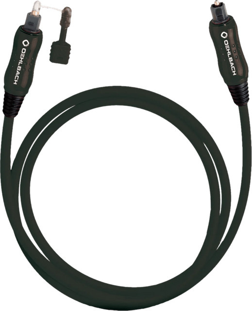 Oehlbach Opto Star Optisches Digitalkabel mit 3,5 mm Klinke, Schwarz, 1,0 m - Bild 2