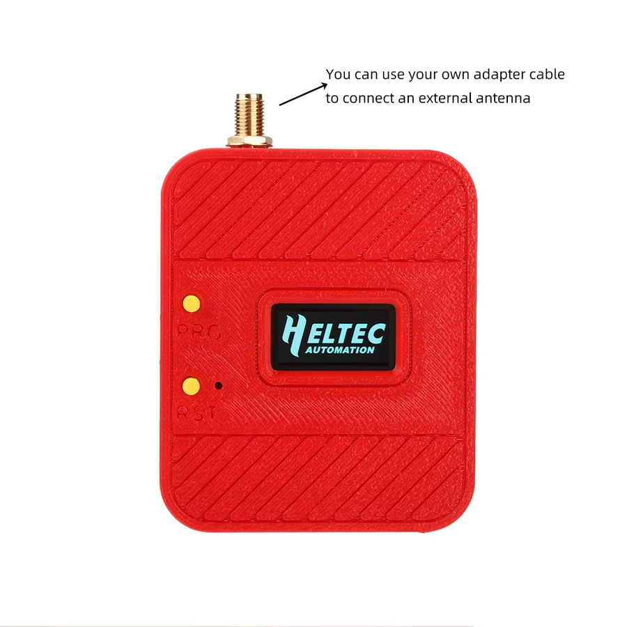 Heltec Meshtastic LoRa 32 V4 Gehäuse-Kit in Rot mit GPS, WiFi und Bluetooth für ESP32 SX1262 IoT-Anwendungen - Bild 2