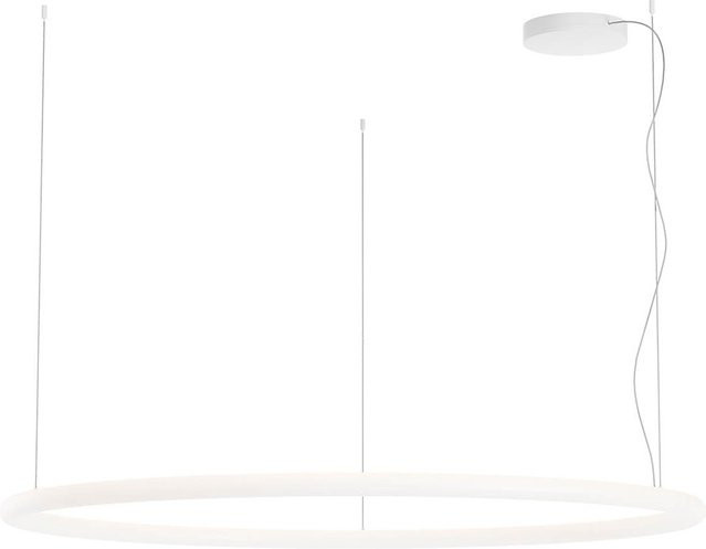 Redo Group Halley 153 LED-Pendelleuchte in Weiß, dimmbar, minimalistisches Ring-Design - Bild 1