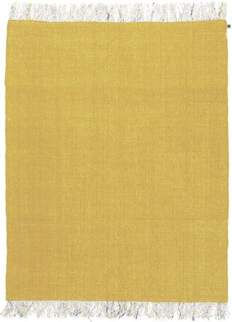 Nomad Candy Wrapper Teppich Gelb Multicolour aus Wolle mit Fransen - Bild 1