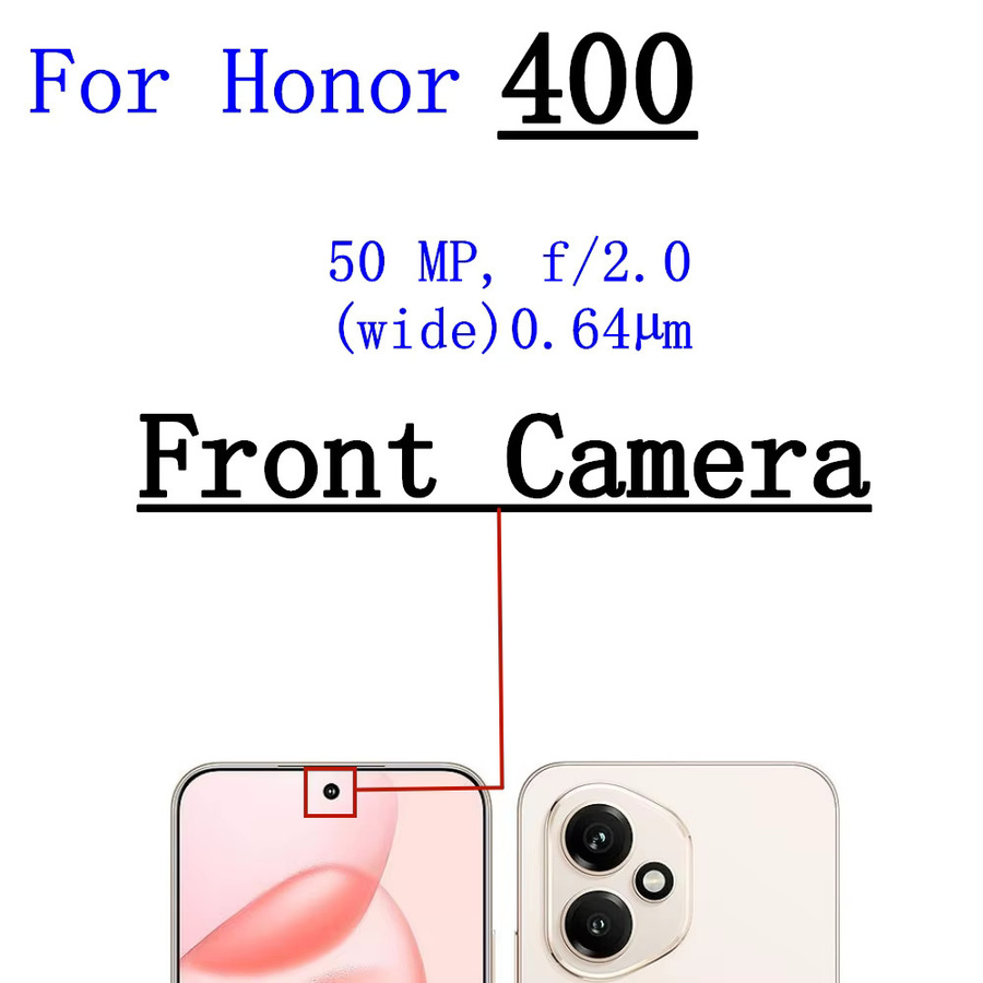Huawei Honor 400 Pro Kamera Modul für Front- und Rückkamera inklusive Flex Kabel Reparaturset - Bild 2