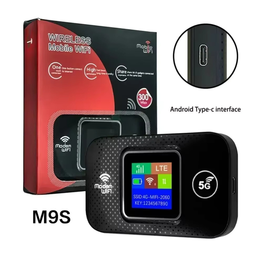 Mobiler 4G 5G WiFi 6 Hotspot-Router in Schwarz mit SIM-Kartenslot für bis zu 10 Benutzer - Bild 3