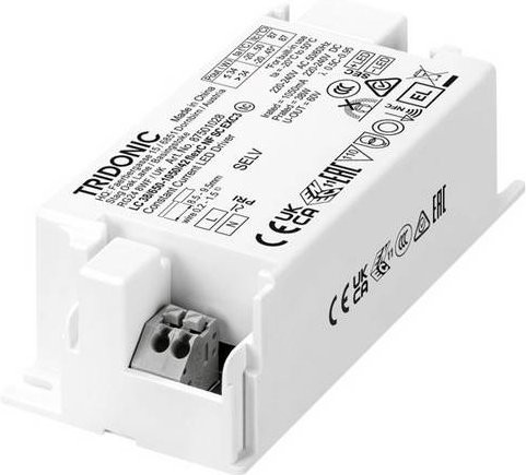 Tridonic LC 38W flexC NFC SC EXC3 LED-Treiber 36W 1.05A 7.5-42V in Weiß - Bild 1