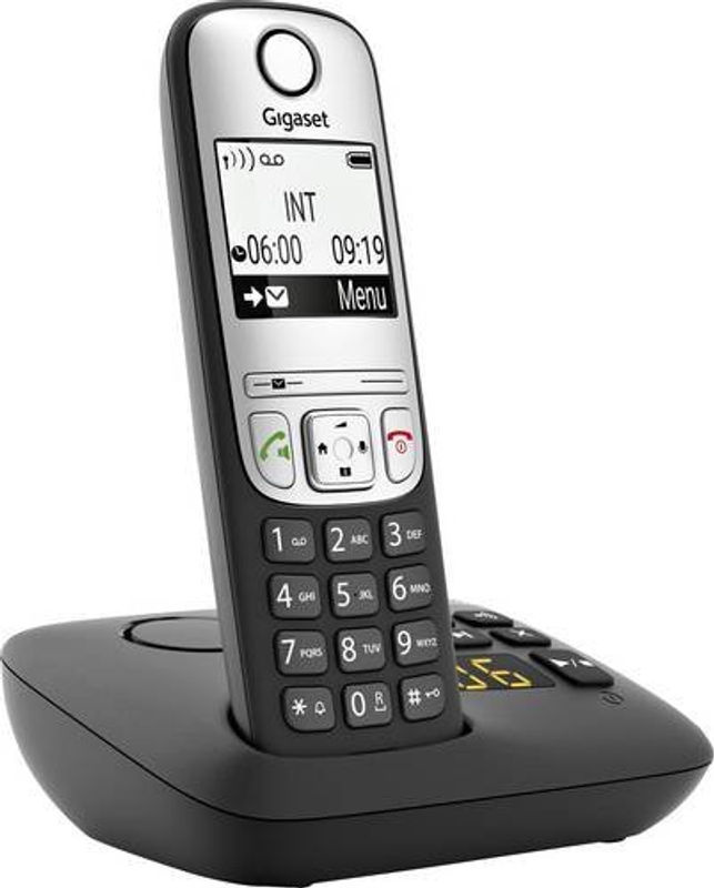 Gigaset A690A DECT Schnurloses Telefon mit Anrufbeantworter und Freisprecheinrichtung in Schwarz - Bild 2