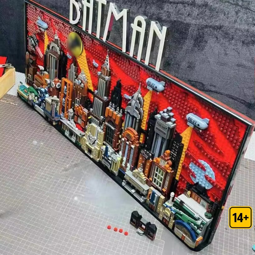 Hot Toys Superhelden Batman Gotham City, Bausteine-Spielzeug, 4210 Teile, ab 14 Jahre - Bild 2