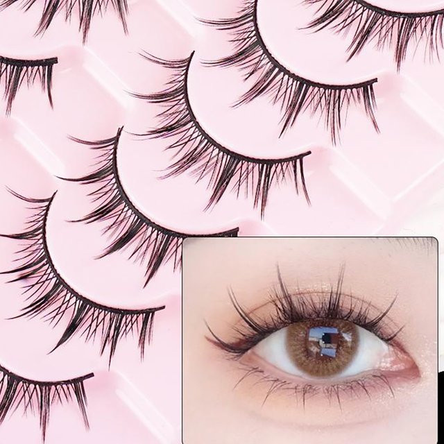 Sommer6 Mom Feeling Comic Devil Künstliche Wimpern, Black-5, 5/10 Paar - Bild 1