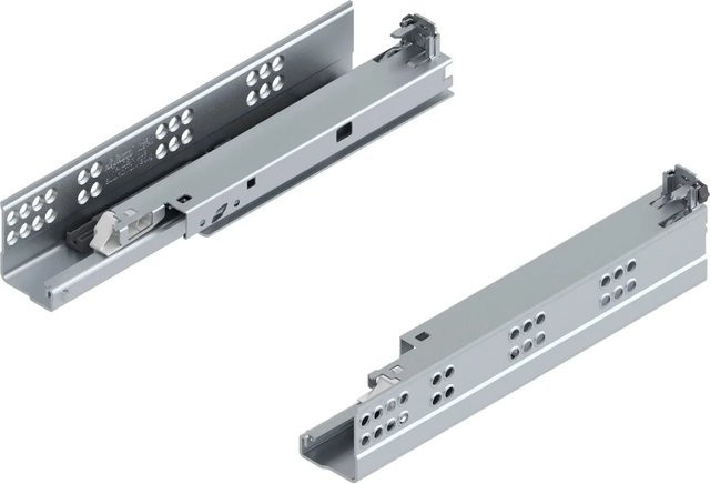 Blum Unterbodenführung Tandem Blumotion plus 560H mit Soft-Close, Länge: 270 mm, Farbe: Silber - Bild 1