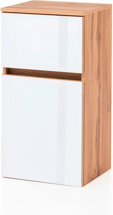 HELD MÖBEL Unterschrank Helsinki in Weiss mit Glastüren, B/H/T: 40 x 79 x 35 cm - Bild 1